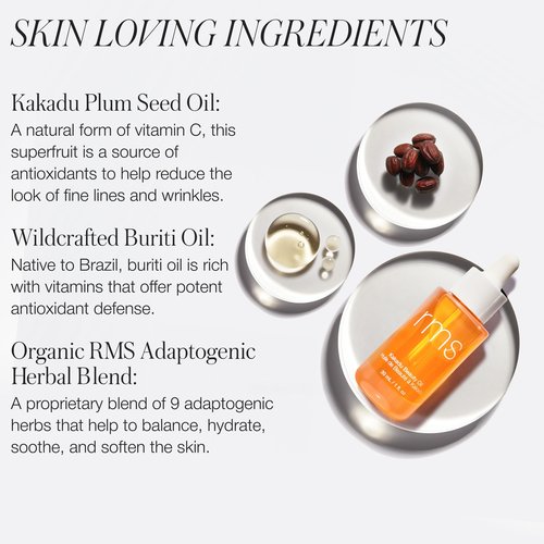 RMS Beauty Kakadu Beauty Oil – Potent Antioxidant Face Oil with Vitamin C-Rich Kakadu Plum, Hydrating & Brightening Serum for Radiant, Youthful Skin, 30ml