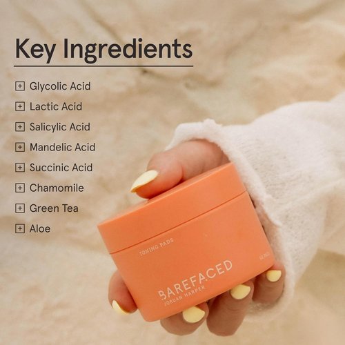 Barefaced Minimalist Kit - Toning Pads & 10-in-1 Skin Booster | Achieve Smoother, Brighter Skin Easily