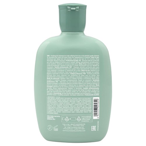 Alfaparf Milano Semi Di Lino Scalp Rebalance Shampoo - Sulfate-Free Formula for Dry Scalp | Professional Salon Quality