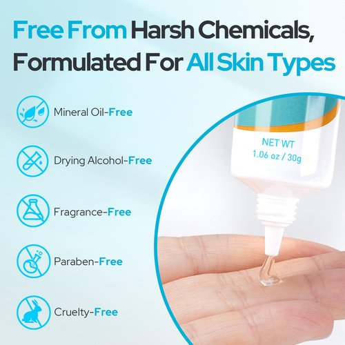 2% Salicylic Acid Gel Serum - with 45% Centella Asiatica Leaf Extract, Pore Clarifying & Oil Balancing for Oily, Acne-Prone Skin, Fragrance-Free, 1 Fl Oz