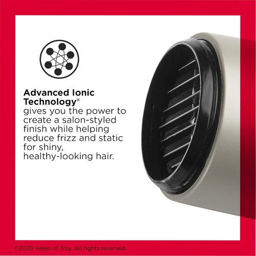 REVLON Turbo Hair Dryer - 1875 Watts for Maximum Shine & Fast Drying | Sleek Silver Finish