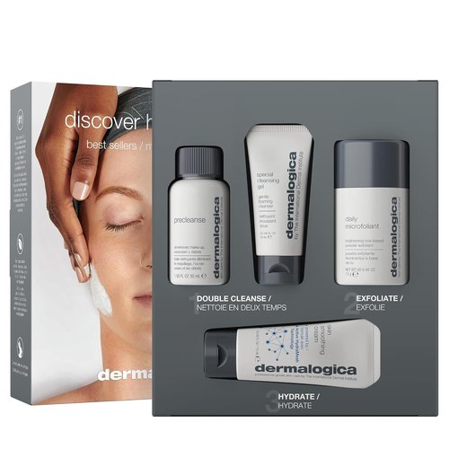 Dermalogica Healthy Skin Discovery Kit - Cleanse, Exfoliate & Hydrate for Glowing Skin