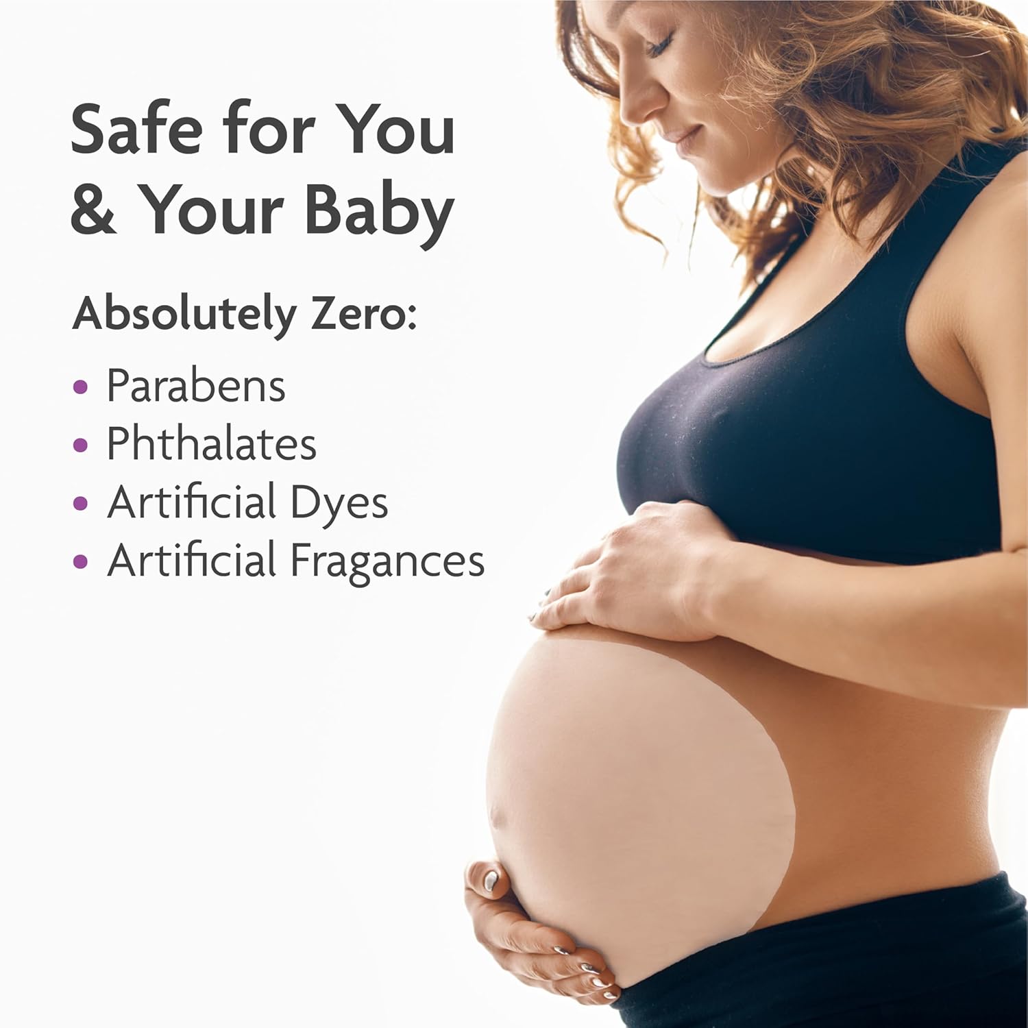 TriLASTIN Belly Masks - Hydrating & Soothing Masks for Pregnant Women - Reduces Stretch Marks - 1 Pack