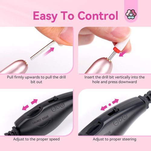 SAVILAND Gel Nail Kit with Drill: ALL-IN-1 Beginner Nail Kit, 0.5Oz U V Nail Glue Gels, Gel Nail X Kit with Lamp, 500 Pcs Long Coffin Tips Nails Builder Kits, Salon At Home Manicure Gift for Women