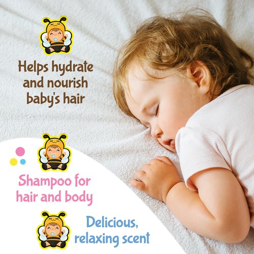 Tio Nacho Royal Baby Hair and Body Shampoo with Royal Jelly & Chamomile, 13.5 fl oz - Hypoallergenic, Gentle, Tear Free, All in One Body Wash