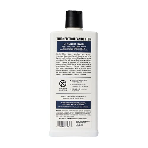 Duke Cannon Supply Co. THICK High-Viscosity Body Wash for Men THICK IN A BOX Variety 3 Pack - Premium Ingredients, Plant-Based Thickeners, Superior Lather, Natural Exfoliate, 17.5 Fl Oz (3 Pack)
