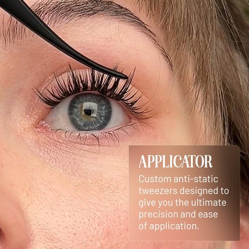 Lilac St. Lash Applicator for Faux Eyelash Clusters - Custom made for Precision Lash Placement - Use for Lash Extension Wisps and False Lashes