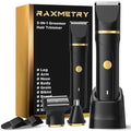 Beard Trimmer for Men,Manscape 3-in-1 Electric Razor Groin Groomer,IPX7 Waterproof Wet/Dry,Versatile Body Hair Trimmer for Ball/Beard/Nose,USB Rechargeable & Nose/Shaves Head,Christmas Gifts for Men