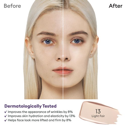 MISSHA M Perfect Cover Serum BB Cream - Light Fair No. 13 | Tinted Moisturizer & Skin Care Foundation, 1.18 Fl Oz
