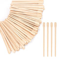 MMonDod Wooden Eyebrow Waxing Sticks with Handle, Small Wood Wax Sticks, Wax Sticks for Hair Removal, Wax Spatulas Craft Applicator Sticks for Eyebrow, Lip, Nose Waxing (1200 Pcs)