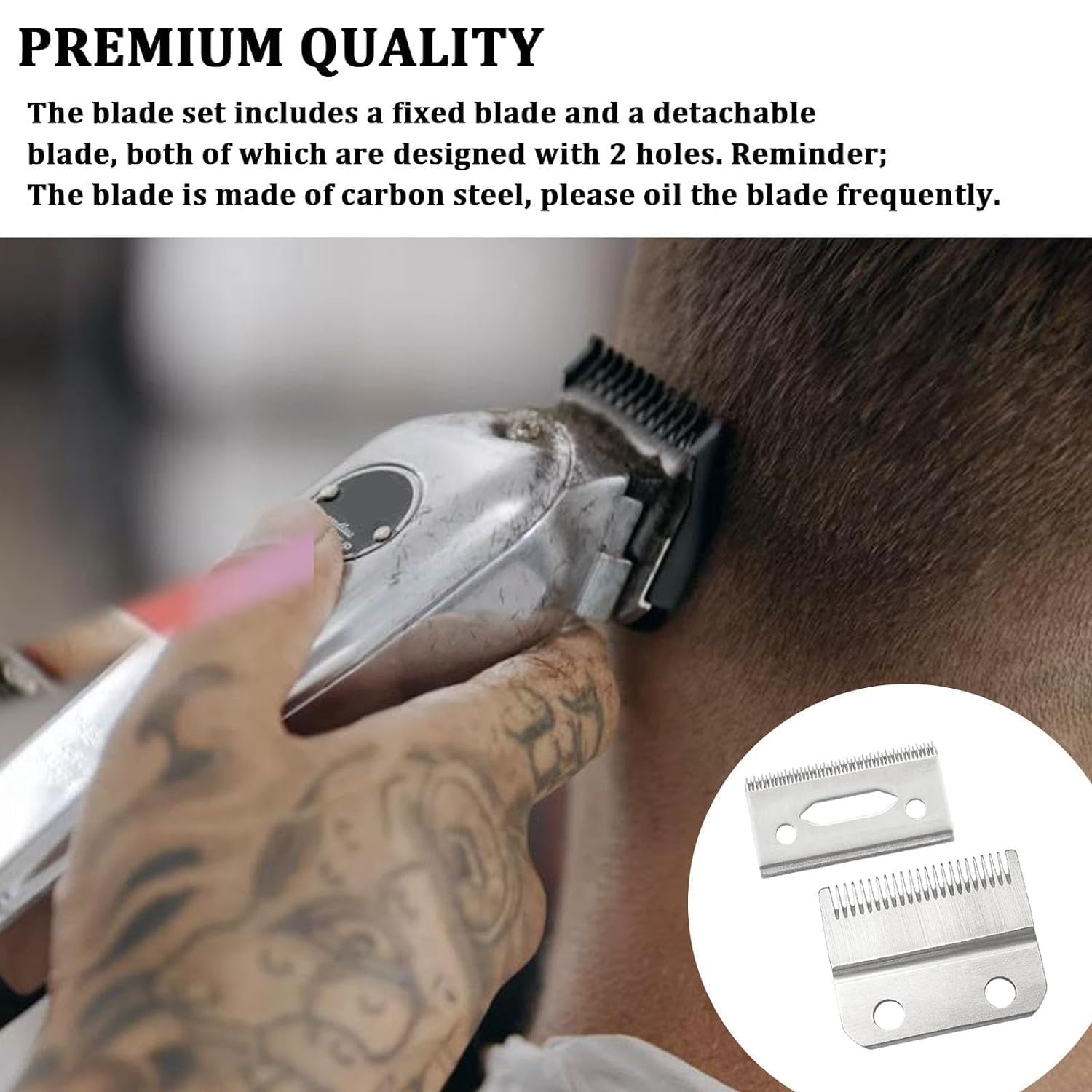 Wahl 1006 Clipper Blade - Replacement for 5 Star Senior #8545 & Magic Clip #8451 - 6X0 Balding