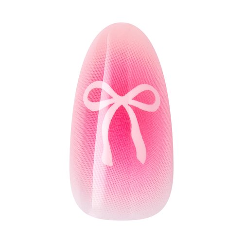 KISS CORE, Press On Nails, Nail glue included, 'My Time', Pink, Medium Size, Almond Shape, Includes 32 Nails, 2g Glue, 1 Manicure Stick, 1 Mini File