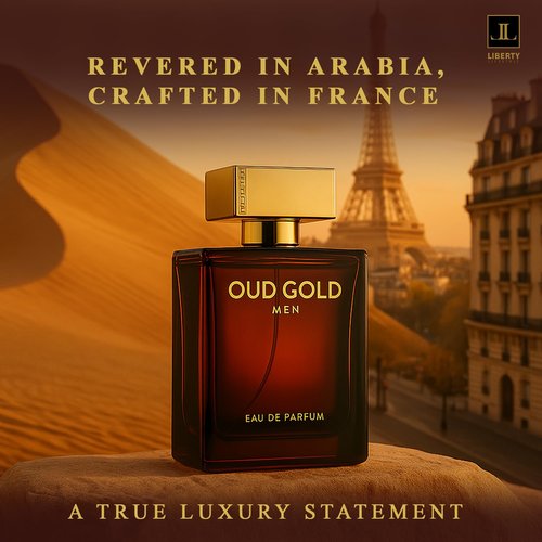 Liberty Oud Arabic Perfume for Men - Long-Lasting Luxury with Bold Oud & Fresh Citrus | 50ml EDP