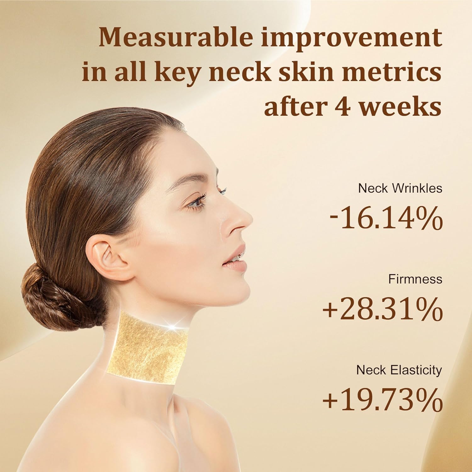 Ycz Firming Neck Mask | Deep Hydration & Collagen Anti-Wrinkle Patches with 8 Peptides