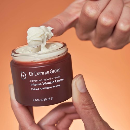 Dr. Dennis Gross Advanced Retinol + Ferulic Intense Wrinkle Cream - Hydrating Formula for Skin Transformation | 2 oz