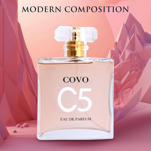 **Urban Collection Covo C5 Eau De Parfum for Women - 3.3 fl oz Floral Jasmine & May Rose Scent - Cruelty-Free Gift**