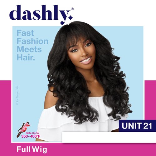 Sensationnel Dashly Wig - Unit 21 Non Lace Cap Ready to Wear Ear to Ear Lacepart Synthetic (BALAYAGELIGHTASHBLONDE)