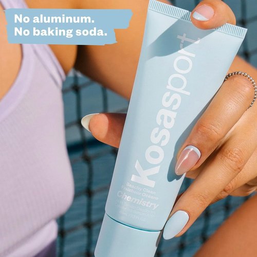 Kosas Chemistry Deodorant - Aluminum & Baking Soda Free | BO-Fighting AHA Serum for Soft, Nourished Skin (Beachy Clean)
