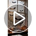 Halloween Bat Wall Decor Stickers - 81pcs Black 3D Spooky Indoor Decorations