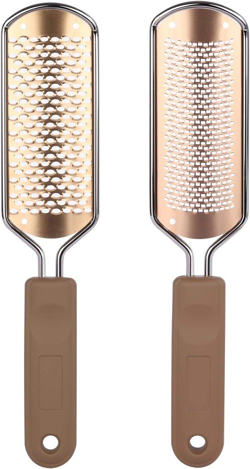 Regine Switzerland Foot File & Rasp Callus Remover - Stainless Steel Coarse & Fine Scraper for Smooth Feet