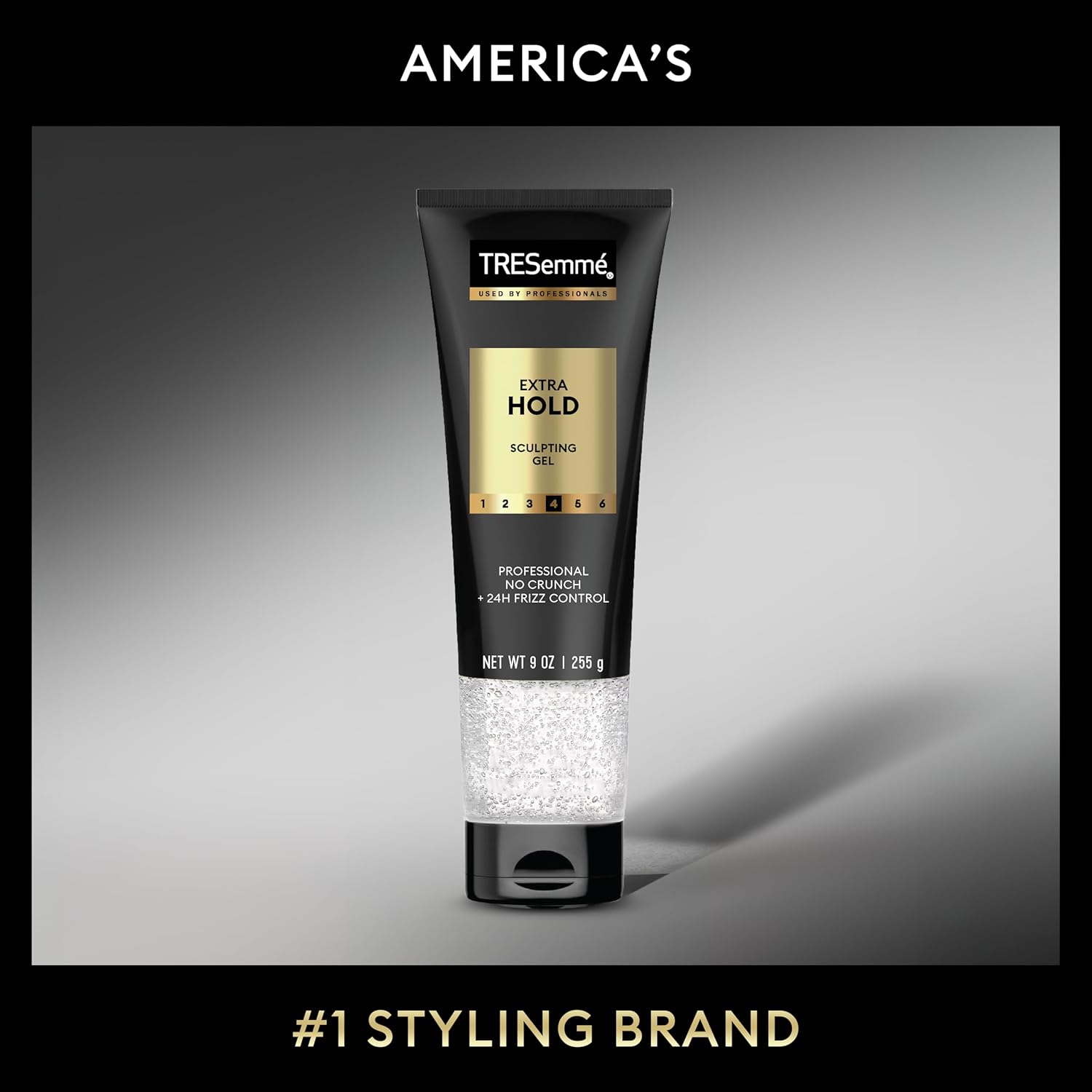 TRESemmé Extra Hold Hair Gel - Alcohol-Free Formula for 24-Hour Frizz Control | 9 oz (Pack of 6)