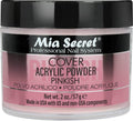 Mia Secret Pinkish Acrylic Powder - Professional Quality Nail Enhancement (2oz)
