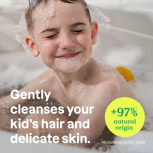 ATTITUDE Kids Shampoo & Body Wash - EWG Verified, Vegan, Plant-Based, Vanilla & Pear, 16 Fl Oz