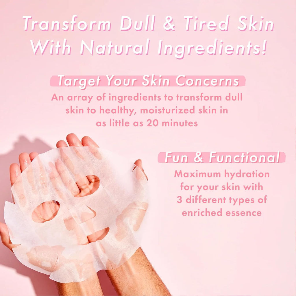 TONYMOLY Head to Toe Mask Set - 4-Piece Hydrating & Nourishing Face, Hand, and Foot Masks | Perfect Holiday Gift