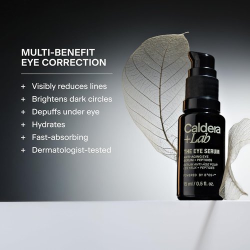 Caldera + Lab The Eye Serum - Men’s Eye Serum for Fine Lines, Dark Circles & Puffiness Relief