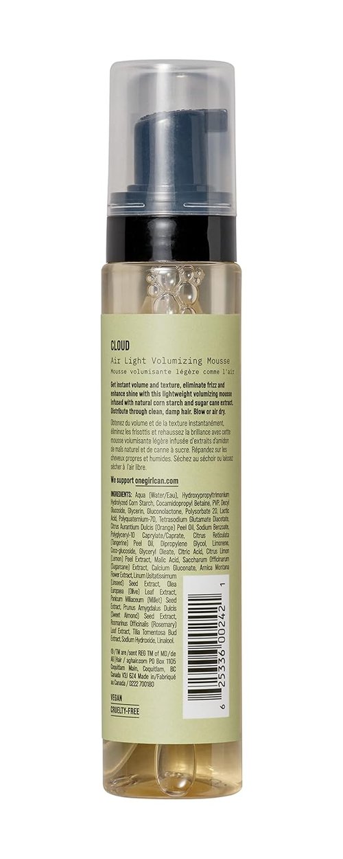AG Care Volumizing Mousse - Natural Cloud Airlight Formula for Full, Luscious Hair