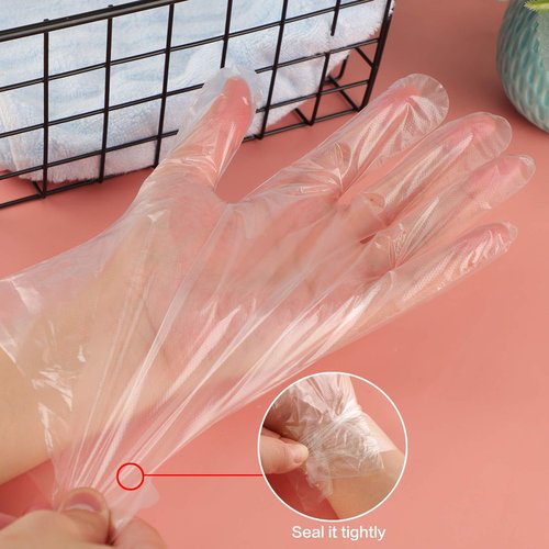 200 Counts Paraffin Wax Bath Liners for Hand & Foot, Niubow Plastic Hot Wax Therapy Bags Covers for Heated Mitts Treatment & Foot Therabath (100pcs Booties & Gloves)