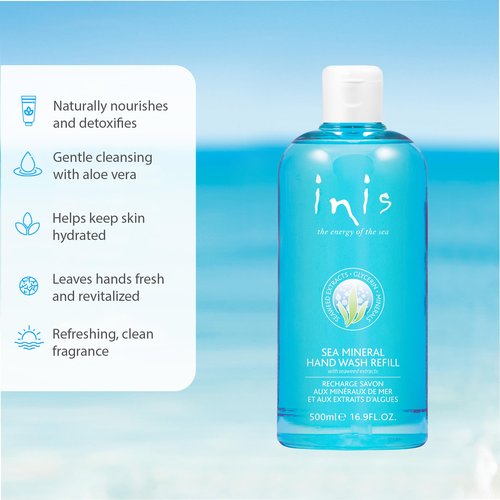 Inis the Energy of the Sea Mineral Hand Wash Refill, 16.9 Fluid Oz