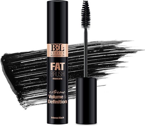 BEL London Fat Brush Mascara - Extreme Volume & Definition for Stunning Lashes