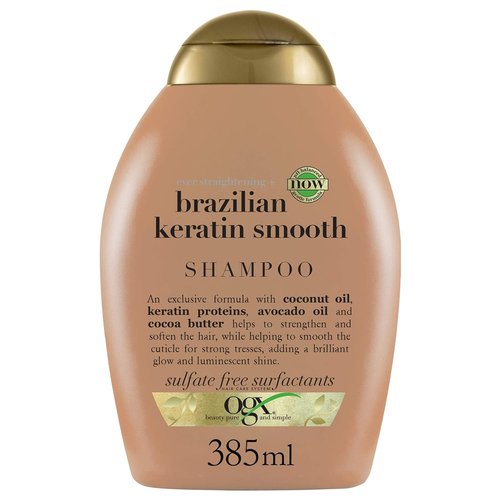 Organix Ever Straight Brazilian Keratin Therapy Shampoo - Smooth & Frizz-Free Hair | 13 fl oz