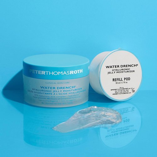 Peter Thomas Roth | Water Drench® Hyaluronic Jelly Moisturizer Refill Pod - Fragrance-Free, Non-Comedogenic, Acne-Safe for Normal to Oily Skin