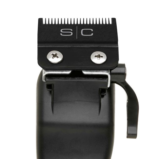 StyleCraft Replacement Double Black Diamond Carbon DLC Fixed Fade Blade with Shallow Tooth Cutter 2.0 Clipper Blade Set