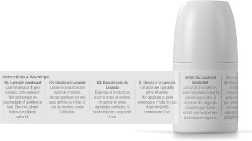 Dr Organic Lavender Deodorant - Natural Odor Protection | 3.38 oz | Soothing & Refreshing Scent