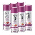 Pure Silk raspberry mist Spa Therapy Shave Cream for Women, 7.25 Oz, Pack Of 6