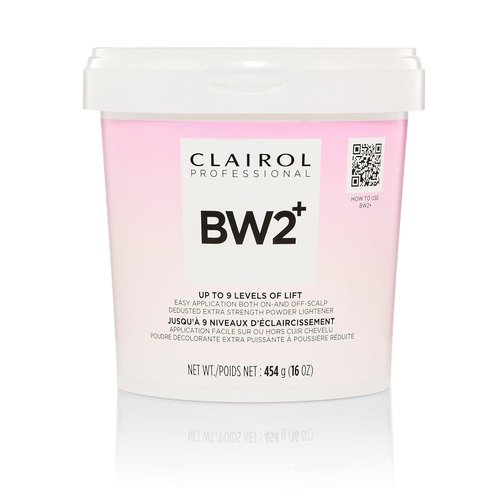 Clairol Professional BW2+ Extra Strength Powder Lightener - Up to 9 Levels of Lift for Hair Highlights