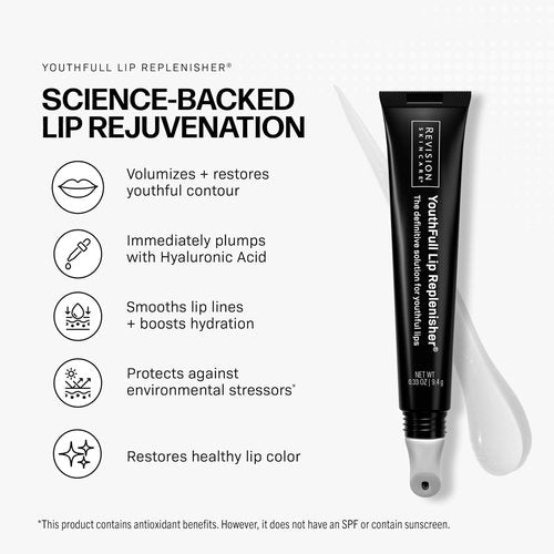 Revision Skincare YouthFull Lip Replenisher® - Moisturizing Lip Plumper with Hyaluronic Acid for Volumizing & Anti-Aging
