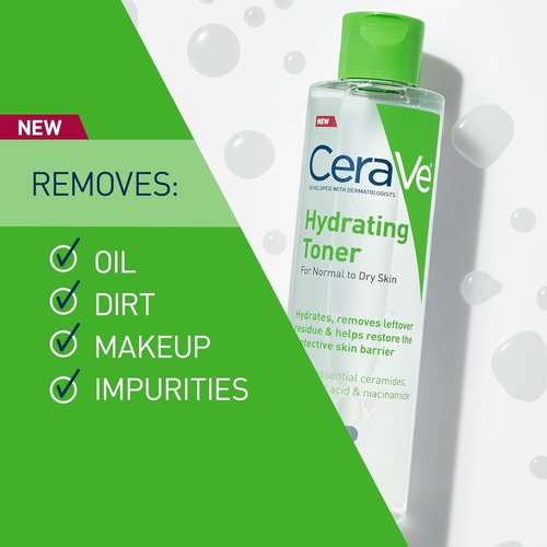 CeraVe Hydrating Toner - Alcohol-Free Formula with Hyaluronic Acid & Niacinamide | 6.8 Fl Oz for Sensitive Skin