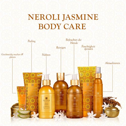 SPA CEYLON Neroli Jasmine Hand Wash - Hydrating Luxury Formula for Soft, Smooth Skin | Floral Fragrance