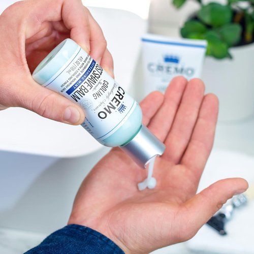 Cremo Cooling Formula Post Shave Balm - Soothes & Protects Skin from Irritation | 4 Oz