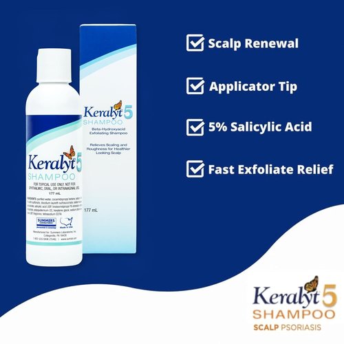 5 Anti-Dandruff Shampoo - Max Strength 5% Salicylic Acid for Scalp Relief | 177ml