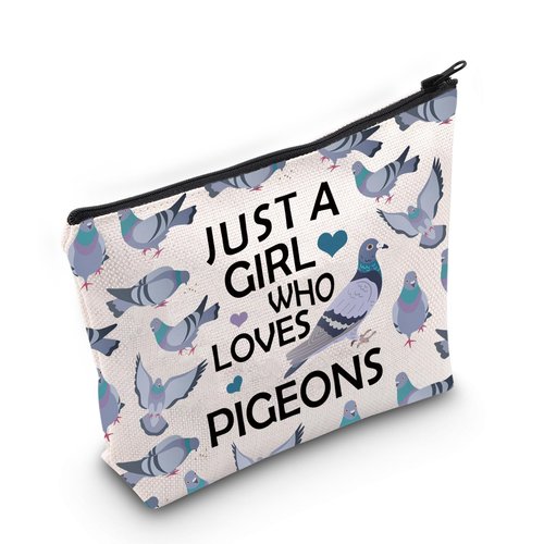 Gzrlyf Pigeon Makeup Bag Pigeon Lover Gift Pigeon Themed Gifts Pigeon Cosmetic Bag Gift For Pigeon Lover (JUST PigeonMB13)