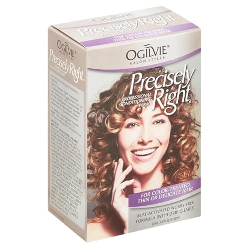 Ogilvie Salon Styles Professional Conditioning Perm Kit - Perfect for Color-Treated & Delicate Hair - 1 Application