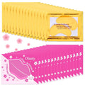 Miniling 30 Pairs 24K Gold Eye Masks & Lip Masks, Under Eye Patches for Puffy Eyes, Lip Mask Skincare, Galentines Day Gifts, Bulk Gifts, Bridesmaid Gifts, Valentines Day Decorations