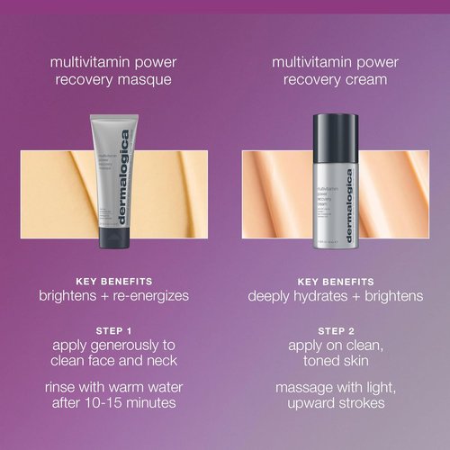Dermalogica Stressed Skin Recovery System | Full-Size Skin Care Kit with Face Mask & Cream - Revitalize Dryness, Fine Lines & Dullness
