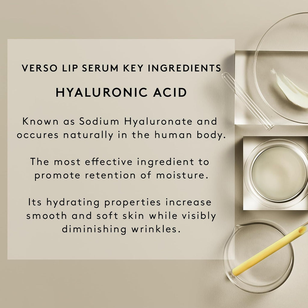 Verso Lip Serum - Hydrating Formula for Soft, Plump Lips | 0.5 Fl Oz