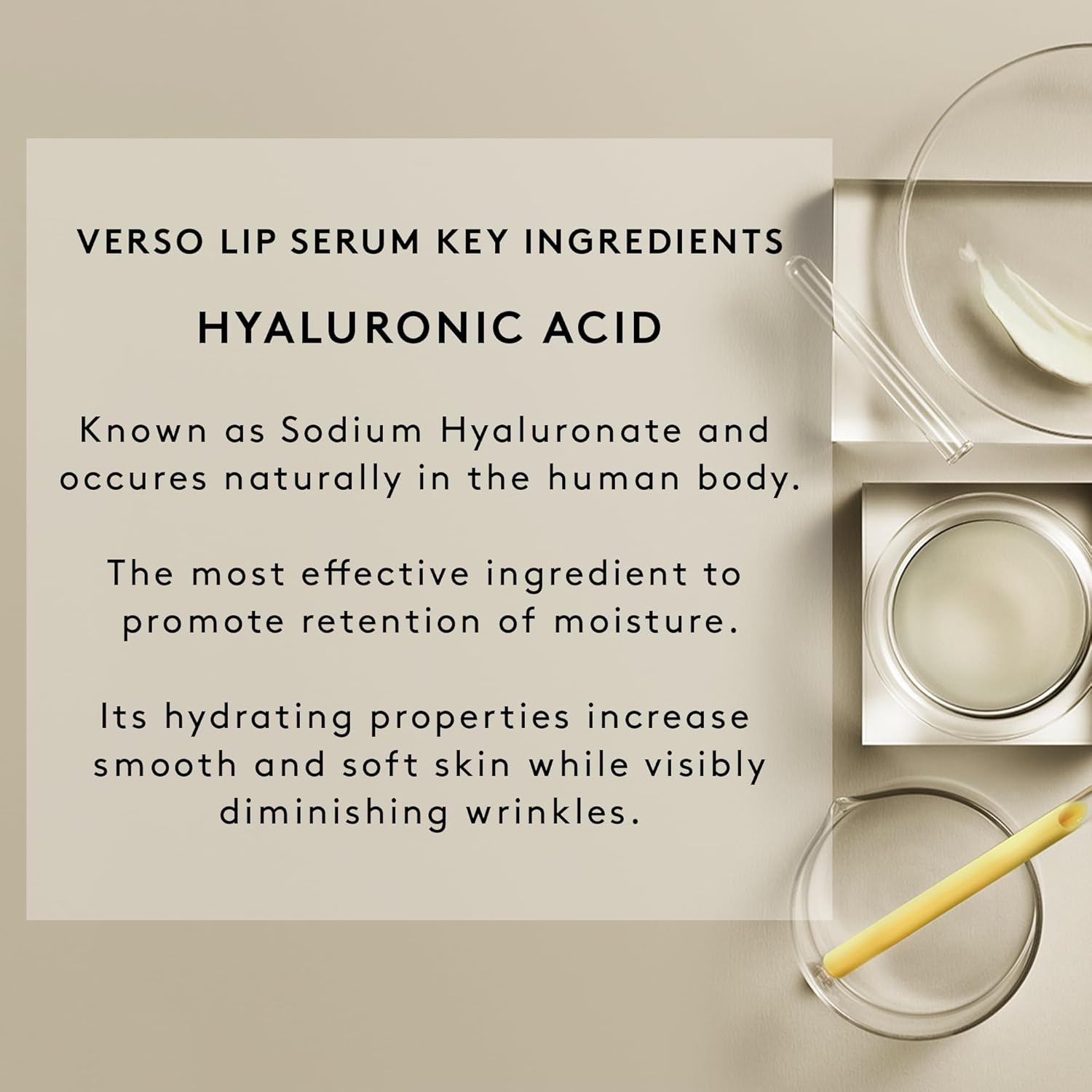 Verso Lip Serum - Hydrating Formula for Soft, Plump Lips | 0.5 Fl Oz
